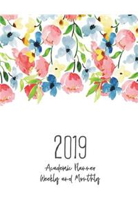 2019 Academic Planner Weekly and Monthly