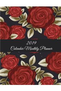 2019 Calendar Monthly Planner
