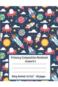 Primary Composition Notebook Grades K-2 Story Journal