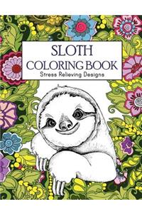 Sloth Coloring Book