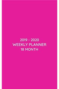 2019 - 2020 18 Month Weekly Planner