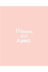 Mariam 2019 Planner