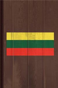 Lithuania Flag Journal Notebook