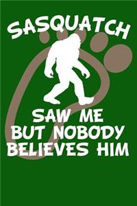 Sasquatch Saw Me But Nobody Believes Him