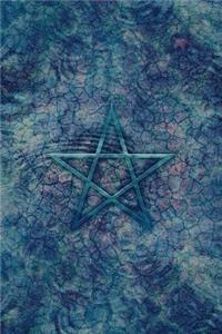 Monogram Pentagram (Neopaganism) Notebook