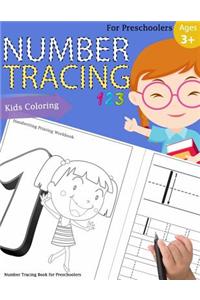 Number Tracing Book for Preschoolers