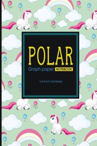 Polar Graph Paper Notebook