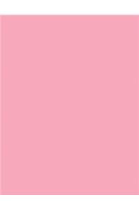Pale Pink 101 - Lined with Margins Notebook (Narrow)