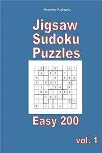 Jigsaw Sudoku Puzzles - Easy 200 vol. 1