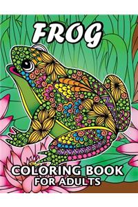 Frog Coloring Book for Adults