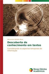 Descoberta de conhecimento em textos