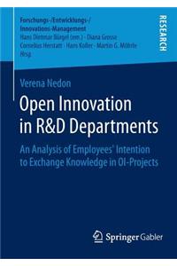 Open Innovation in R&d Departments