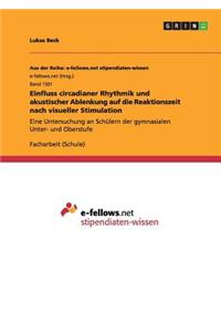 Einfluss circadianer Rhythmik und akustischer Ablenkung auf die Reaktionszeit nach visueller Stimulation