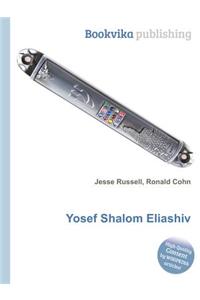 Yosef Shalom Eliashiv
