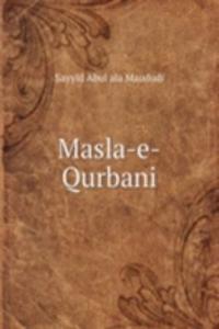 Masla-e-Qurbani