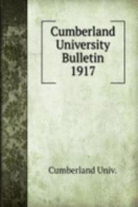 Cumberland University Bulletin