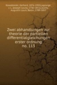 ZWEI ABHANDLUNGEN ZUR THEORIE DER PARTI