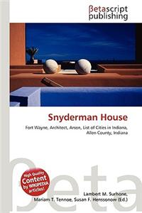 Snyderman House