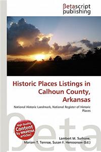 Historic Places Listings in Calhoun County, Arkansas
