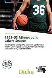 1952-53 Minneapolis Lakers Season