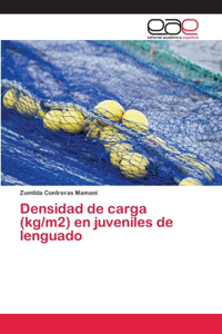 Densidad de carga (kg/m2) en juveniles de lenguado