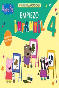 Peppa Pig. Cuaderno de vacaciones - Empiezo Infantil (4 anos): Con fichas didacticas