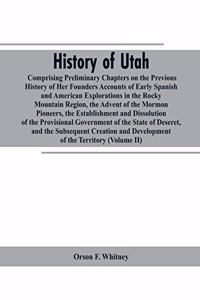 History of Utah