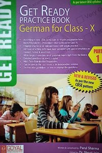 Get Ready Practice Book German For Class-X (Part 1)