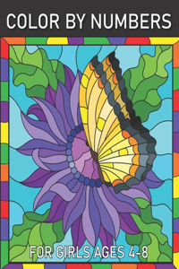 Color By Numbers For Girls Ages 4-8