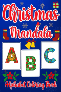 Christmas Mandala Alphabet Coloring Book