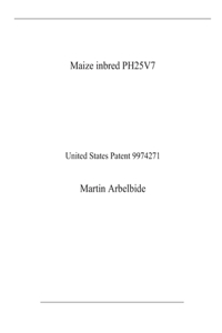 Maize inbred PH25V7