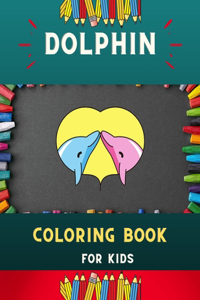 Dolphin coloring book for kids