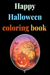 Happy Halloween Coloring Book