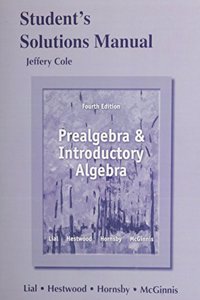 Student's Solutions Manual for Prealgebra and Introductory Algebra