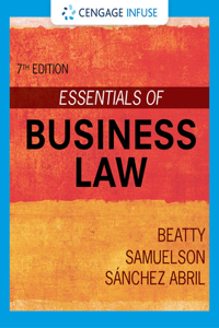 Cengage Infuse for Beatty/Samuelson/Abril's Essentials of Business Law, 2 Terms Printed Access Card