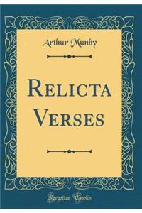 Relicta Verses (Classic Reprint)