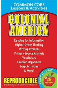 Colonial America - Common Core Lessons & Activities