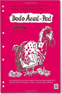 Dodo Acad-Pad Desk Diary 2015 - 2016 Week to View Academic Mid Year Diary