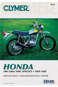 Honda 100-350cc OHC Singles Motorcycle (1969-1982) Service Repair Manual