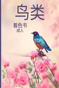 鸟类 着色书 成人