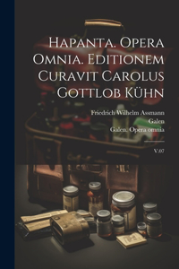 Hapanta. Opera omnia. Editionem curavit Carolus Gottlob Kühn