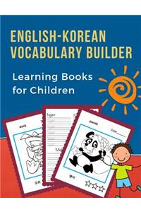 English-Korean Vocabulary Builder Learning Books for Children