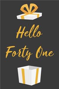 Hello Forty One
