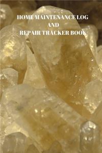 Home Maintenance Log and Repair Tracker Book