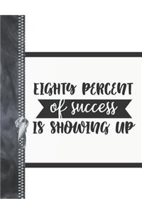 Eighty Percent Of Success Is Showing Up