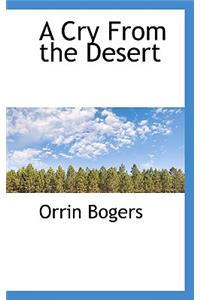 A Cry from the Desert