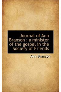 Journal of Ann Branson