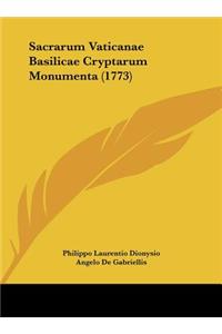 Sacrarum Vaticanae Basilicae Cryptarum Monumenta (1773)