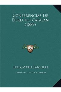 Conferencias De Derecho Catalan (1889)