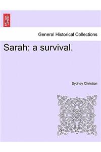 Sarah: A Survival.